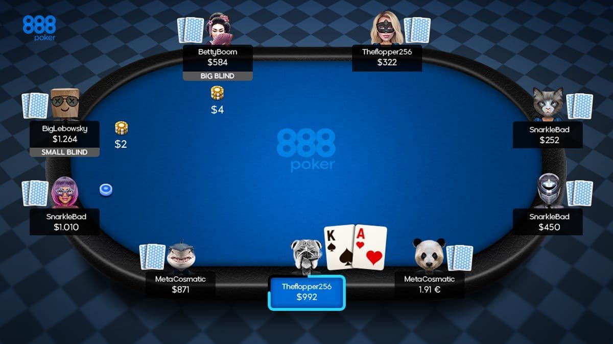 Особенности 888 Poker: история, география, безопасность. Как играть на деньги с СС-POKER