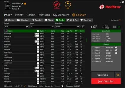 RedStar Poker review in 2025 | 35% Rakeback and Best iPoker skin in CIS