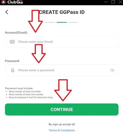 Instructions create an account start playing in the ClubGG poker clubs | СС-Poker